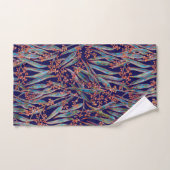 Royal Blue Mystical Eucalyptus Bad Handdoek (Handdoek)