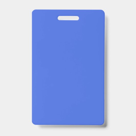 Royal Blue Name Badge Slank en Minimal Design (Voorzijde)
