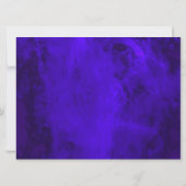 Royal Blue Neon 40e verjaardag Kaart (Achterkant)