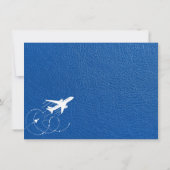 Royal Blue New York City Passport Bedankkaart (Achterkant)
