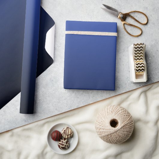 Royal Blue Ombre Cadeaupapier (Crafts)