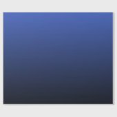 Royal Blue Ombre Cadeaupapier (Vlak)