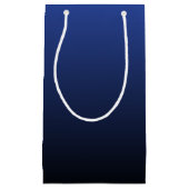 Royal Blue Ombre Klein Cadeauzakje (Voorkant)