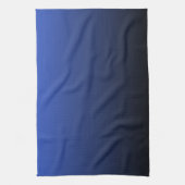 Royal Blue Ombre Theedoek (Verticaal)