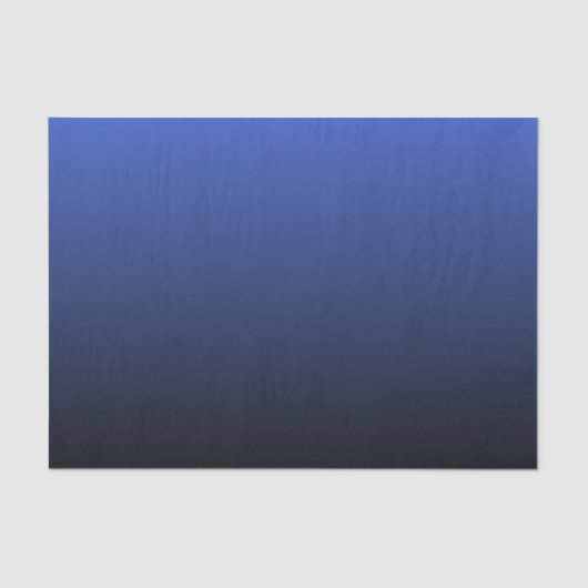 Royal Blue Ombre Tissuepapier (Voorkant)