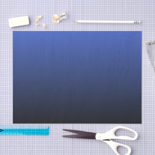 Royal Blue Ombre Tissuepapier (Craft)