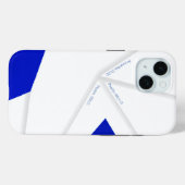 ROYAL BLUE ORIGAMI Case-Mate iPhone CASE (Achterkant (horizontaal))