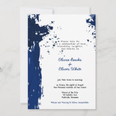 Royal Blue Paint Splatter - Weddenschap