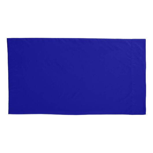 Royal Blue Pair King Size Kussen Hoesjes Kussensloop (Achterkant-Rechts)