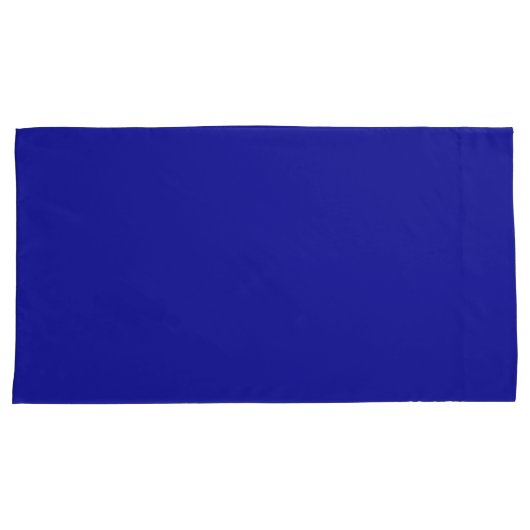 Royal Blue Pair King Size Kussen Hoesjes Kussensloop (Voorkant-Rechts)
