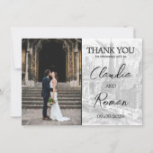 Royal Blue Paris Passport Bedankkaart (Voorkant)