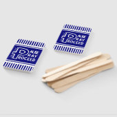 royal blue Pause Pray Proceed Christelijk Handwaaier (Niet-gemonteerd)