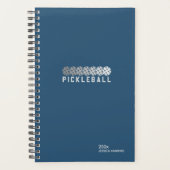 Royal Blue Pickleball Personal Weekly Planner (Voorkant)