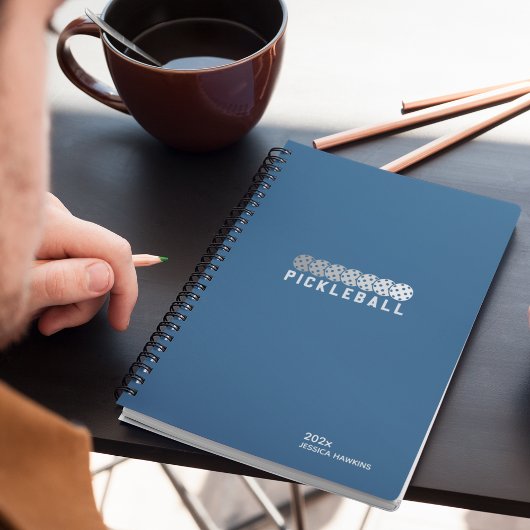 Royal Blue Pickleball Personal Weekly Planner
