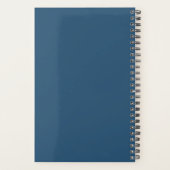 Royal Blue Pickleball Personal Weekly Planner (Achterkant)