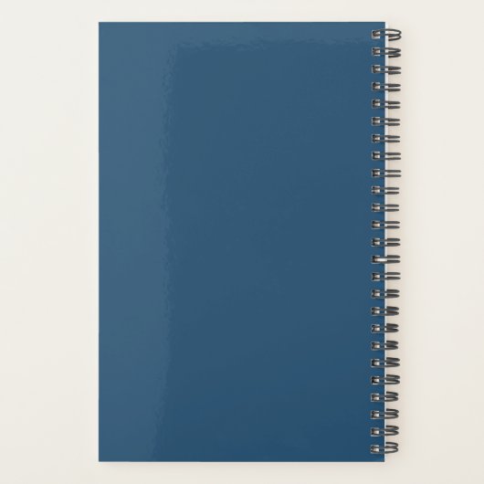 Royal Blue Pickleball Personal Weekly Planner (Achterkant)