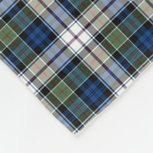 Royal Blue Plaid Colquhoun Clan Jurk Tartan Fleece Deken