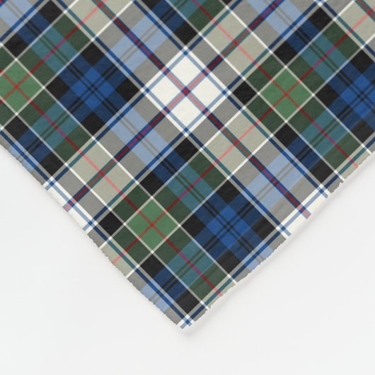 Royal Blue Plaid Colquhoun Clan Jurk Tartan Fleece Deken (Hoek)