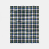Royal Blue Plaid Colquhoun Clan Jurk Tartan Fleece Deken (Voorkant)