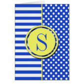 Royal Blue Polka Dots and Stripes van STaylor (Voorkant)