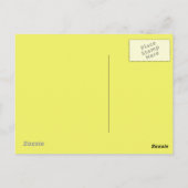 Royal Blue Polka Dots en Stripes-Monogram STaylor Briefkaart (Achterkant)