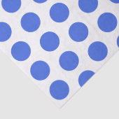 Royal Blue Polka stippen tissuepapier (Detail)