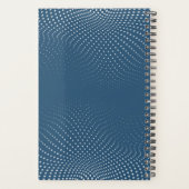 Royal Blue Pop Stippen Jaarlijks Planner (Achterkant)