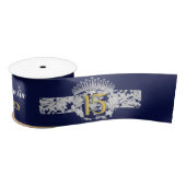 Royal Blue Quinceanera  Boho Spaans Satijnen Lint (Spoel)