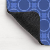 Royal Blue Quirky Charm Mousepad Muismat (Hoek)