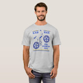 Royal Blue Rad Dad - Nog steeds in real T-shirt (Voorkant volledig)