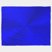 Royal blue radiale shine effect fleece deken (Voorkant (Horizontaal))