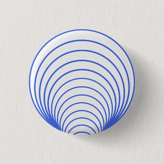 Royal Blue Radiant Lines Button – Customizable (Voorkant)