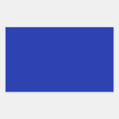 Royal Blue Rectangle Sticker (Voorkant)