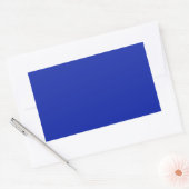 Royal Blue Rectangle Sticker (Envelop)