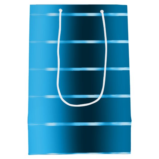 Royal Blue Ribbon Bow Vrijgezellenfeest Medium Cadeauzakje (Achterkant)