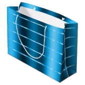 Royal Blue Ribbon Vrijgezellenfeest Groot Cadeauzakje (Achterkant Gekanteld)