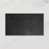 Royal Blue Roos Chalk Board Fall Wedingstabel Plaatskaartje (Achterkant)