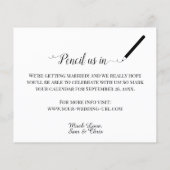 Royal Blue Roos Photo Save the Date BUDGET Flyer (Achterkant)