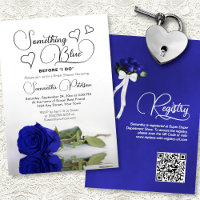 Royal Blue Roos Something Blue Vrijgezellenfeest