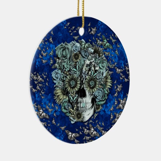 Royal blue ("royal blue") keramisch ornament (Rechts)