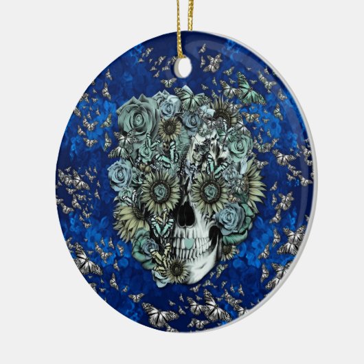 Royal blue ("royal blue") keramisch ornament (Links)