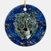 Royal blue ("royal blue") keramisch ornament (Achterkant)