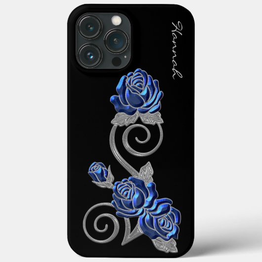 Royal Blue Rozen Case-Mate iPhone Case (Achterkant)