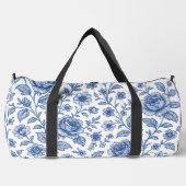 Royal Blue Rozen Floral Pattern Plunjezak (Voorkant)