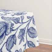 Royal Blue Rozen Floral Pattern Tafelkleed (Voorbeeld)