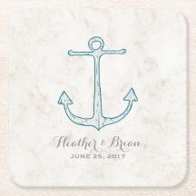 Royal Blue Rustic Anchor Wedding