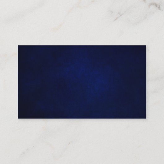 Royal Blue Rustic Sunflower Wedding Registry Enclo Informatiekaartje (Achterkant)