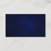 Royal Blue Rustic Sunflower Wedding Registry Informatiekaartje (Achterkant)