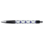 Royal Blue Sailboat Pattern Pen (Voorkant)