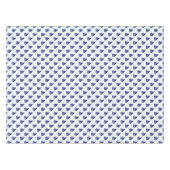 Royal Blue Sailboat Pattern Tafelkleed (Voorkant (Horizontaal))